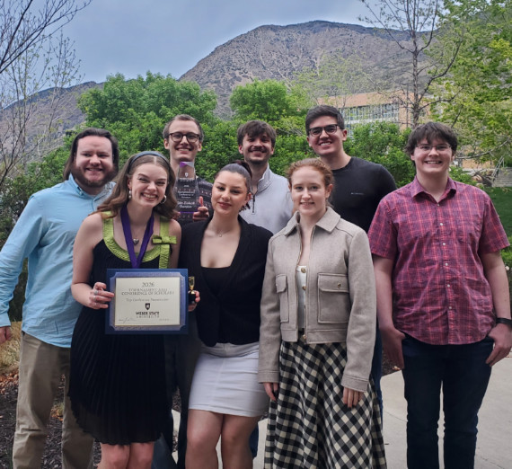 The 2026 Gonzaga Debate Team following their win at the Collegiate Advocacy and Research Debate Championship