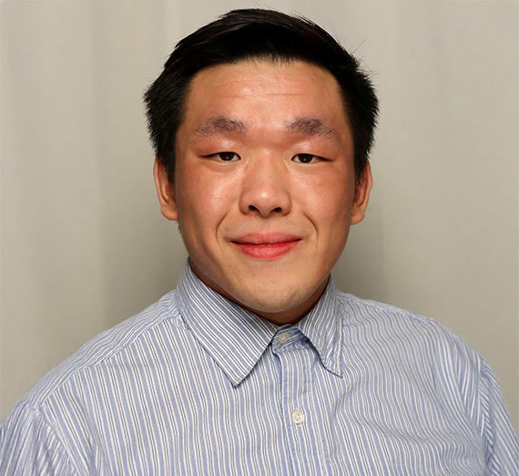 Headshots of four new faculty members
