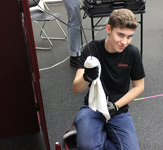 Xander Claypool, theatre arts major from Aurora, Colorado.  (Courtesy Xander Claypool)