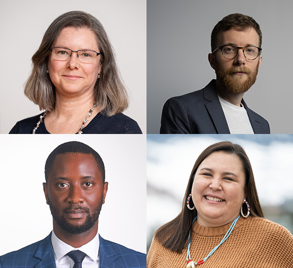 A collage of new Gonzaga faculty.
